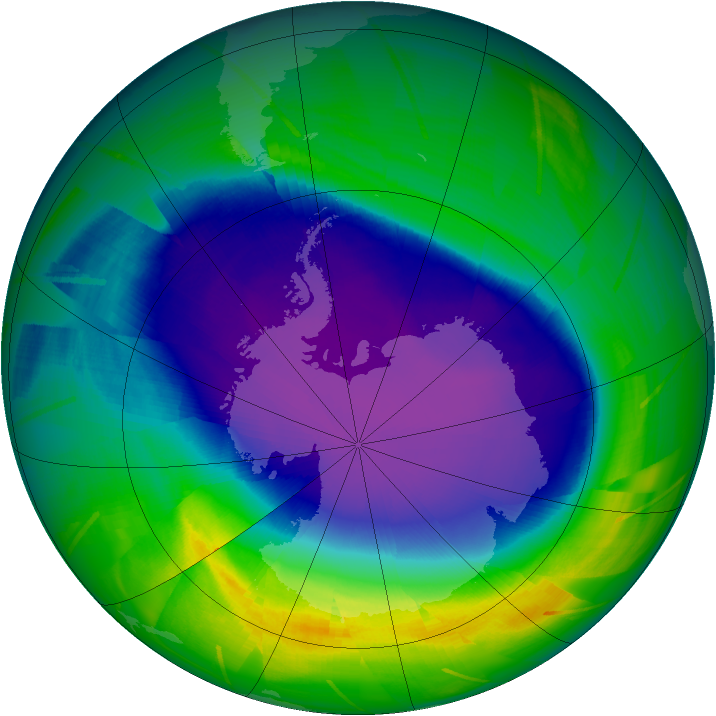 Ozone Map 2009-10-02